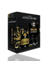 BRANDY AZTECA DE ORO 700ML CON 2 VASOS